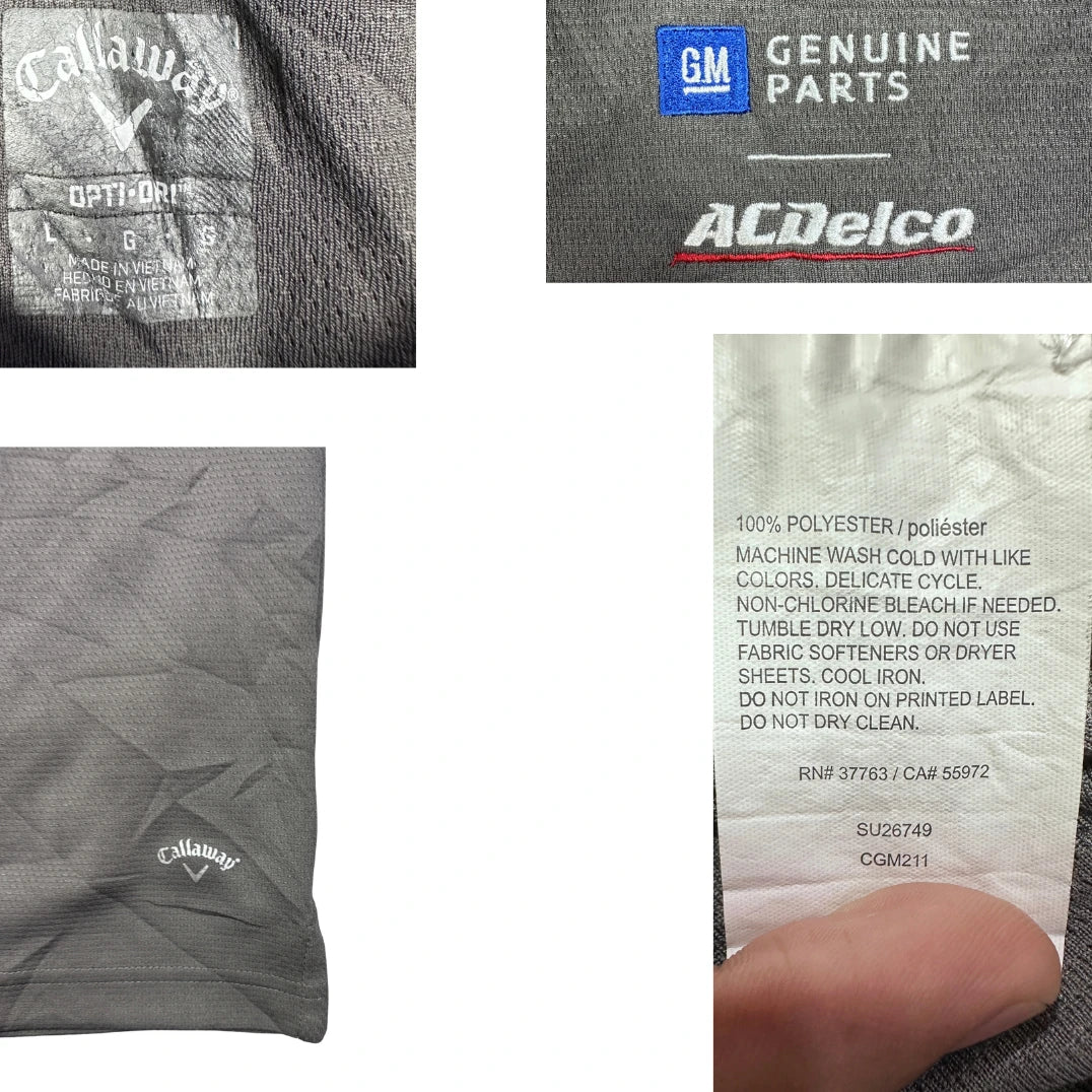 Thrift-and-treasures Grey Polo Shirt-L CALLAWAY
