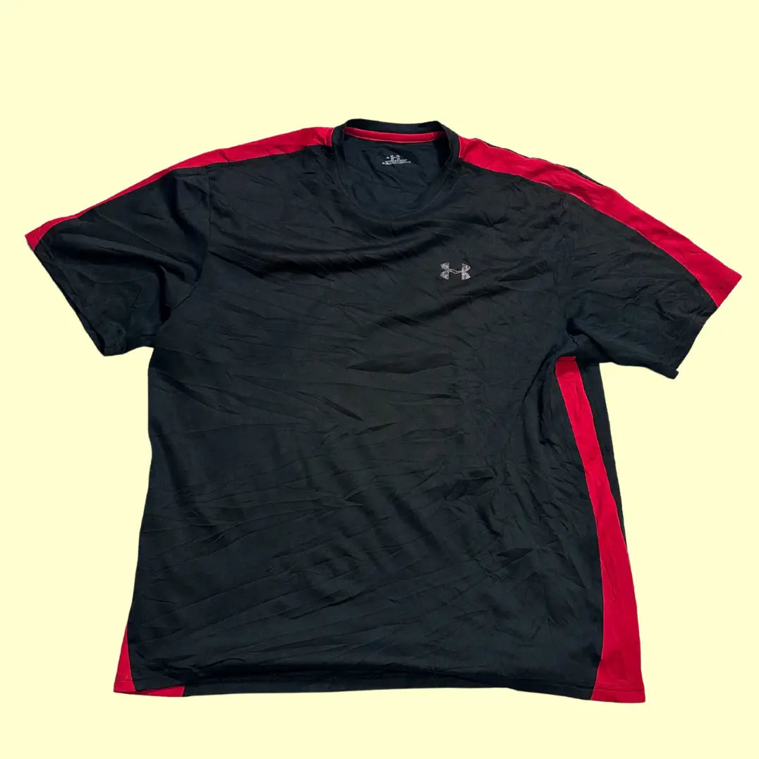 Under Armour Black & Red Sports T-Shirt