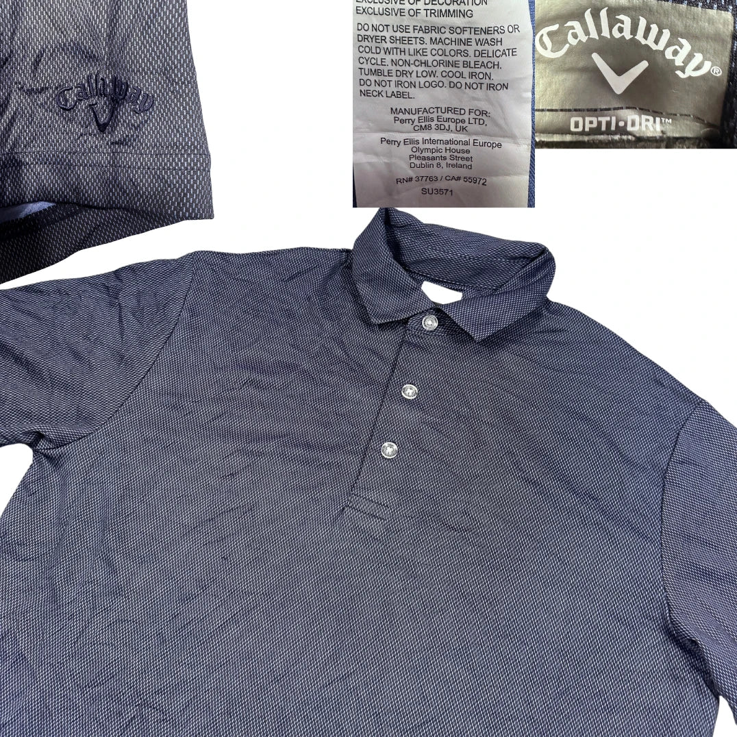 Thrift-and-treasures Navy Polo Shirt-M CALLAWAY