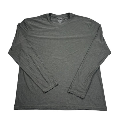 True Classic® Grey Long Sleeve Shirt-XL