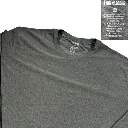 True Classic® Grey Long Sleeve Shirt-XL