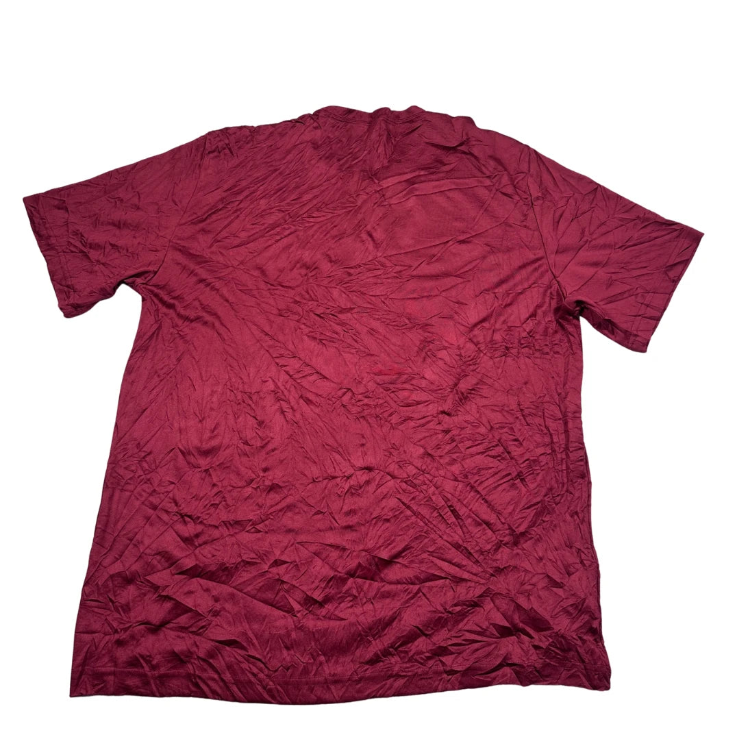 Sport Tek® Burgundy Graphic T Shirt-XL