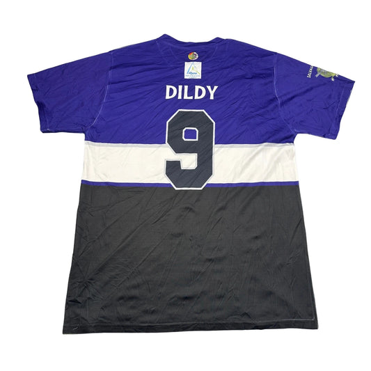 Thrift-and-treasures Purple Men's Baseball Jersey-L AUGUSTA