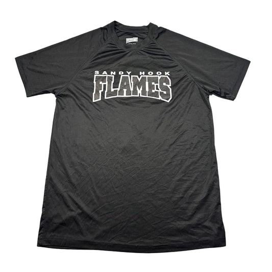 Thrift-and-treasures Black Men's Flames Shirt-S Men T