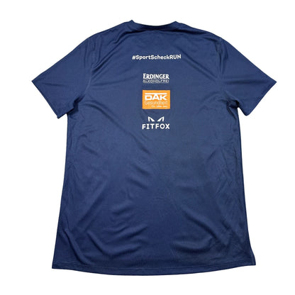 Under Armour® Navy Running T Shirt Lightweight Event Print-M