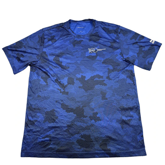 Sport-Tek® Royal Blue Camo Hex Performance T Shirt-XL