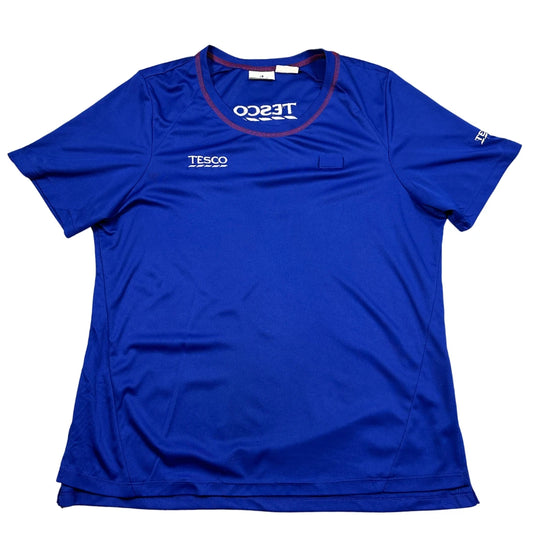 Unbranded Blue Men's Maroon Stitching-L Men T Shirts