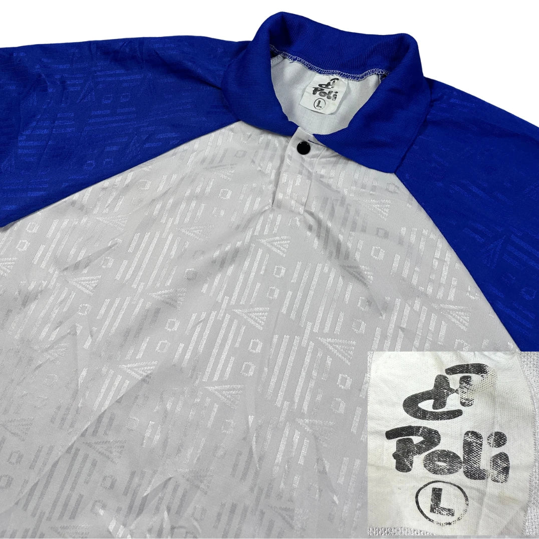Poli White Shirt Raglan-L Polo T
