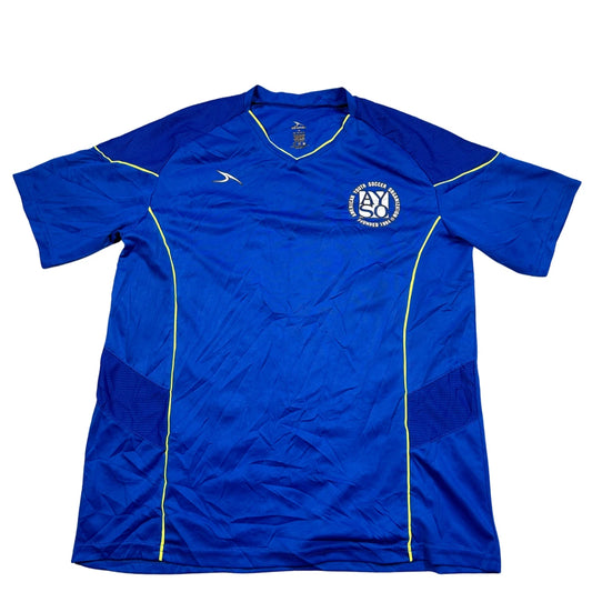 Score Blue Neon Piping-M Football Sports Jerseys