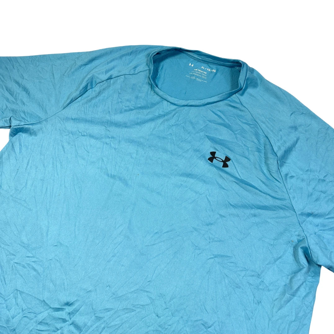 Under Armour® Sky Blue Tech Tee Performance T Shirt-XL