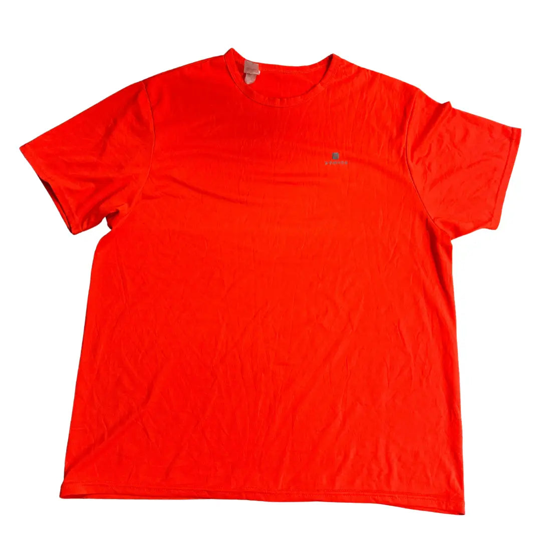 Decathlon Quechua Orange Sports T-Shirt – Lightweight Activewear