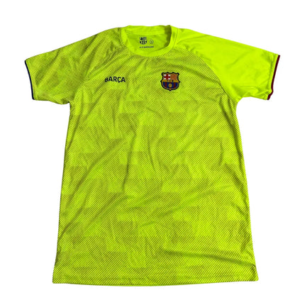 🟢 FC Barcelona Training Jersey – Neon Green