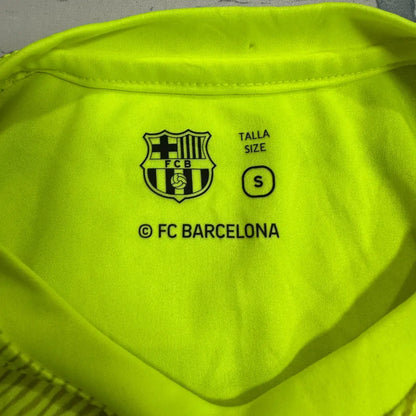 🟢 FC Barcelona Training Jersey – Neon Green