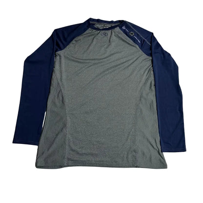 SRG Running Dri-FIT Long Sleeve Performance Top – Grey & Navy
