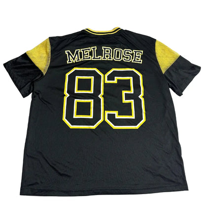 🖤 Melrose 83 Mesh Sports Jersey – Black & Yellow