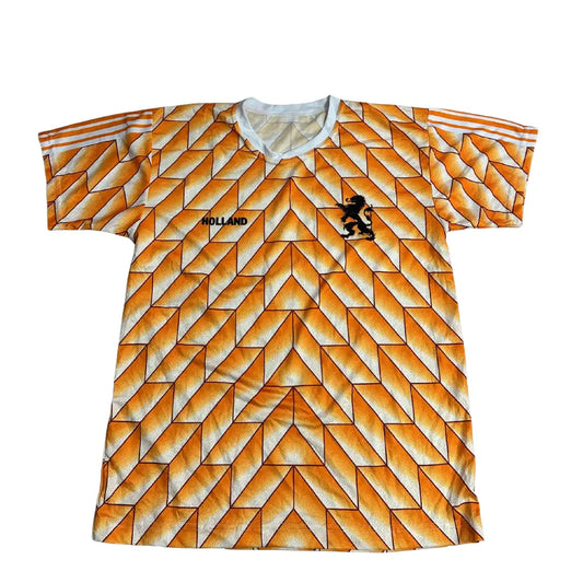 🟠 Holland Retro Football Jersey – Geometric Pattern