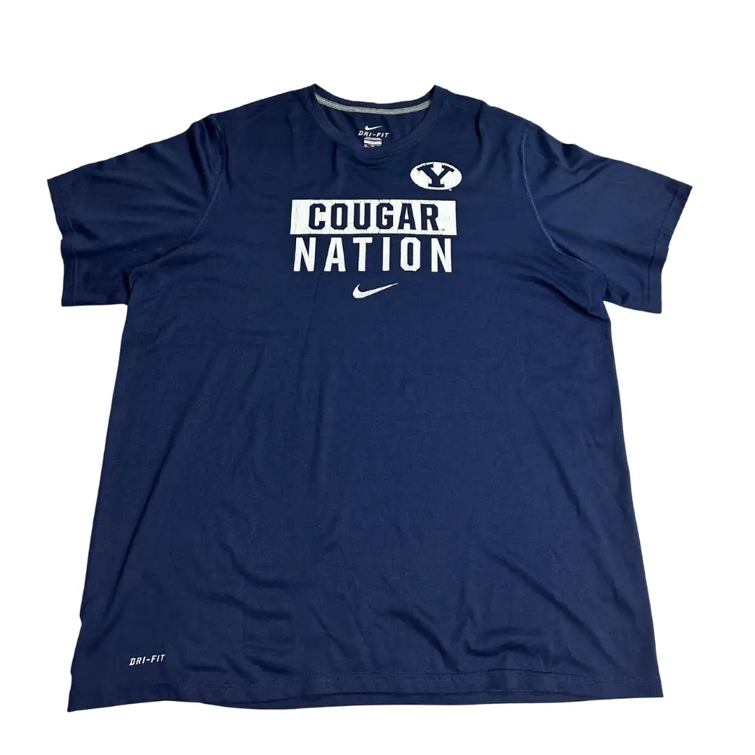 🔥 Nike Dri Fit Cougar Nation Athletic Tee XXL 🔵