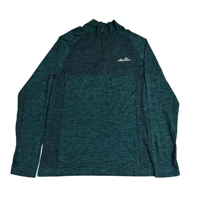 Ellesse Half Zip Long Sleeve Performance Top 💚🏃‍♂️