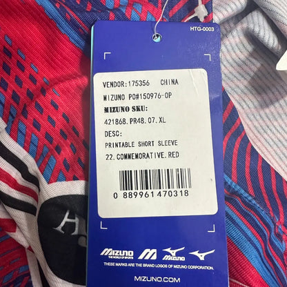 Mizuno AJC Peachtree Road Race Graphic Performance T Shirt 🔴🔵🏃‍♂️
