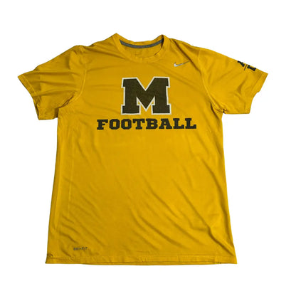 Nike Michigan Football Dri-FIT Yellow T Shirt 🟡🏈