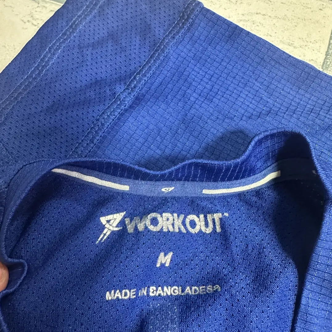 🏃‍♂️ Workout Performance Blue Sports T Shirt