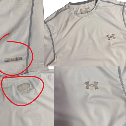 Under Armour HeatGear Performance T Shirt Light Grey 🏋️‍♂️