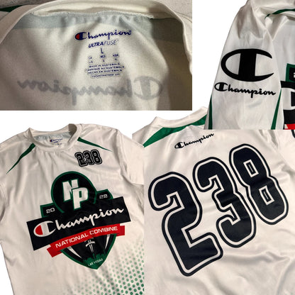 Champion Ultrafuze National Combine Jersey White Green 238 🏈