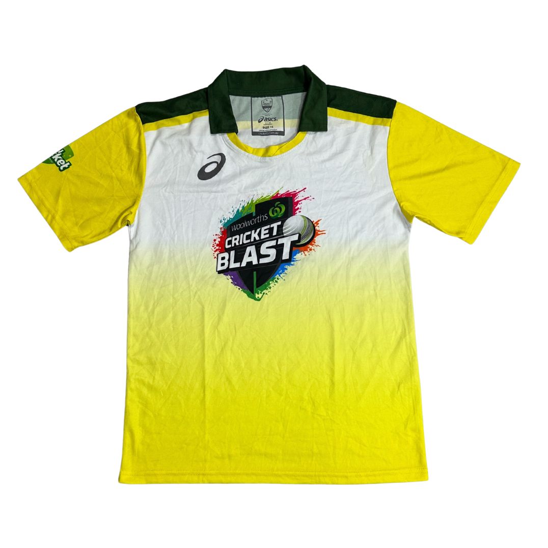 🏏 Asics Cricket Blast Official Jersey 🇦🇺💛💚