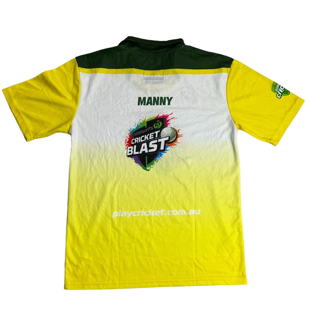 🏏 Asics Cricket Blast Official Jersey 🇦🇺💛💚