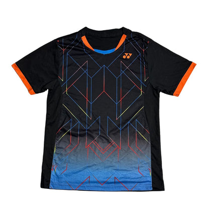 🏸 Yonex Graphic Sports T Shirt Black Multicolor