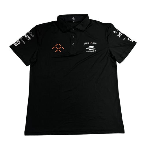 🏁 Faraday Future Dragon Racing Formula E Polo Shirt Black XXL 🖤