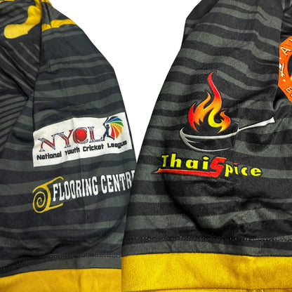 Royal Tigers R Tiger 08 Cricket Jersey Black Yellow 🐅🏏