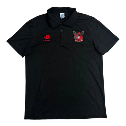 🖤 COVO Black Sports Polo Shirt – Team Edition