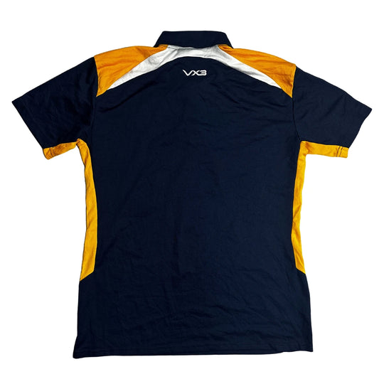 VX3 OPM Performance Polo Shirt – Navy & Yellow Sports Edition 🦁🔥