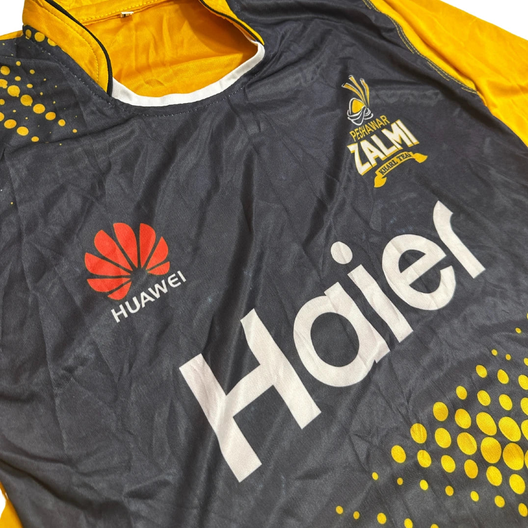 🟡 Peshawar Zalmi Long Sleeve Training Jersey – Official Style 🏏🔥