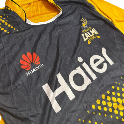 🟡 Peshawar Zalmi Long Sleeve Training Jersey – Official Style 🏏🔥