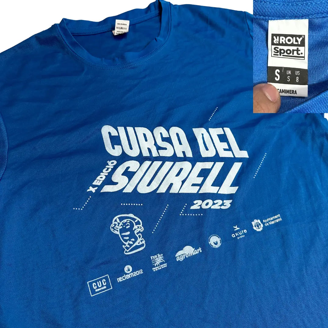 Roly Sport Blue Graphic Sports T Shirt 🏃‍♂️💙