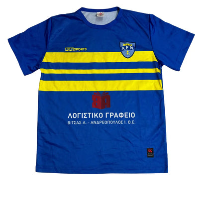 🟦 AEN Playsports Football Jersey Blue & Yellow ⚽