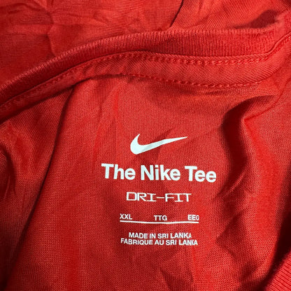 Nike The Nike Tee Dri-FIT Red Sports T-Shirt ❤️