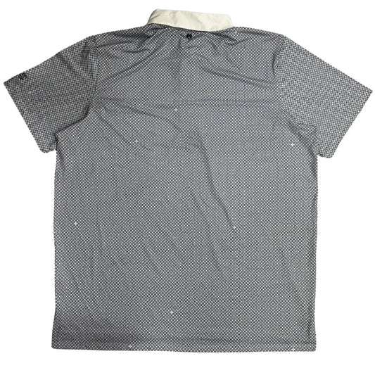 Greys on Polo Patterned Short Sleeve Polo Shirt
