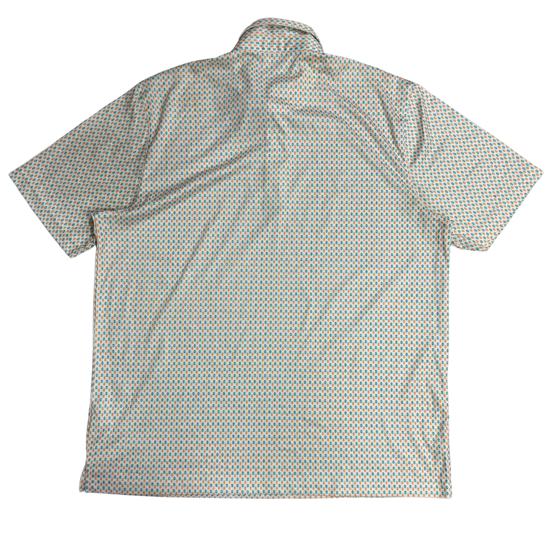 🐊 Greg Norman PlayDry Printed Polo Shirt – XL