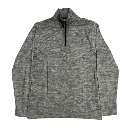 Heather Grey Quarter-Zip Performance Pullover 🧥⚡