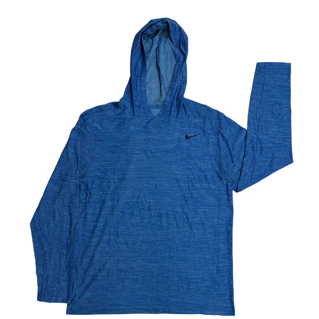 Nike Dri FIT Lightweight Training Hoodie Blue