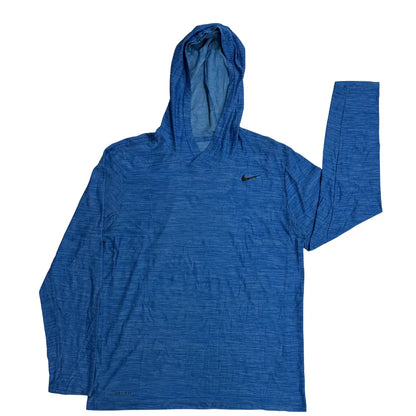 Nike Dri FIT Lightweight Training Hoodie Blue