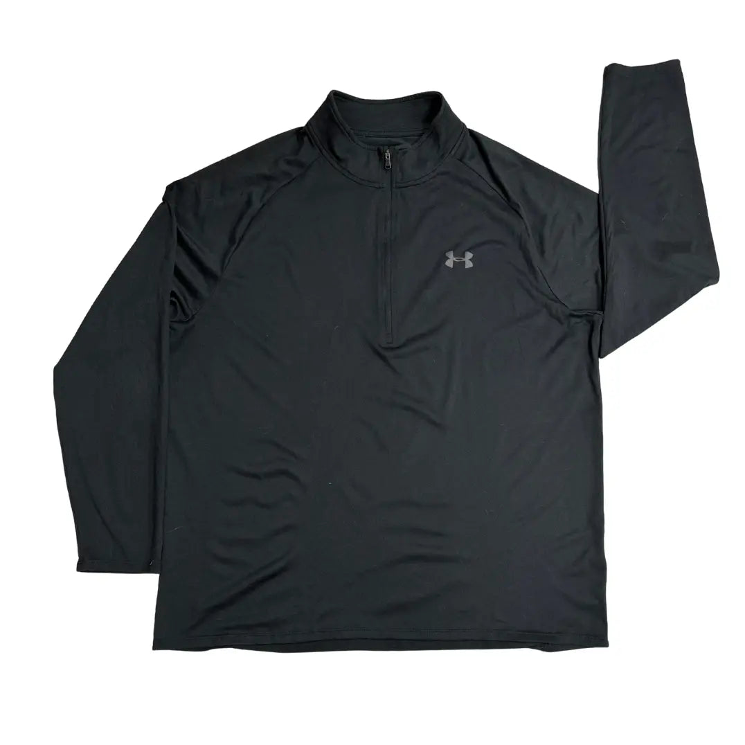 Under Armour HeatGear ¼ Zip Training Top – Black