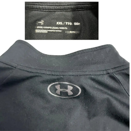 Under Armour HeatGear ¼ Zip Training Top – Black