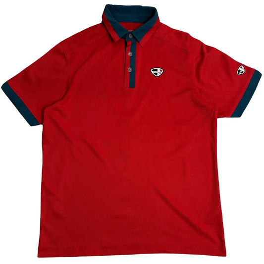Crest Link Red Performance Polo Shirt