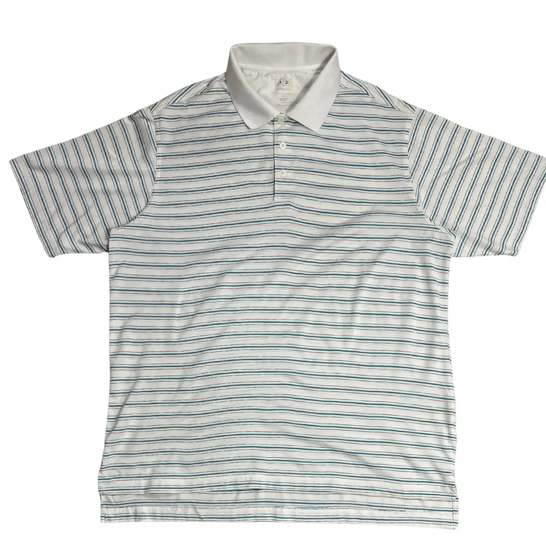 Adidas Climacool Striped Polo Shirt