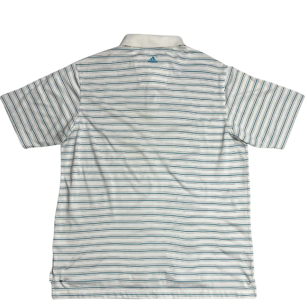 Adidas Climacool Striped Polo Shirt