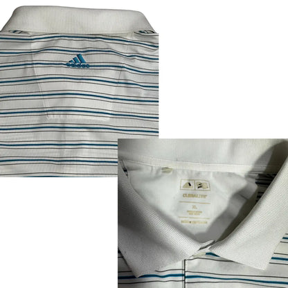 Adidas Climacool Striped Polo Shirt
